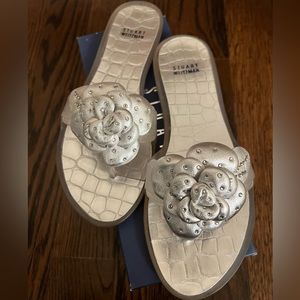 Stuart Weitzman Crystal Jelly Sandal